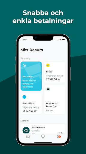 Android application Resurs screenshort