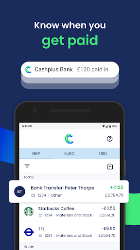 Cashplus bank - mobile banking 5