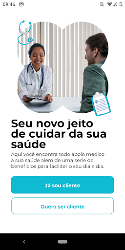 Android application Rede saúde para todos screenshort