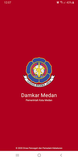 Android application E-Damkar Medan screenshort