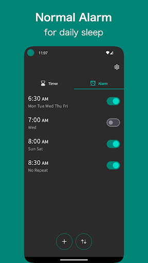 Earphone Alarm Screen 2