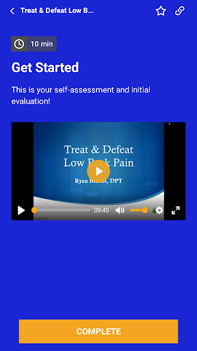 myPT Screen 2