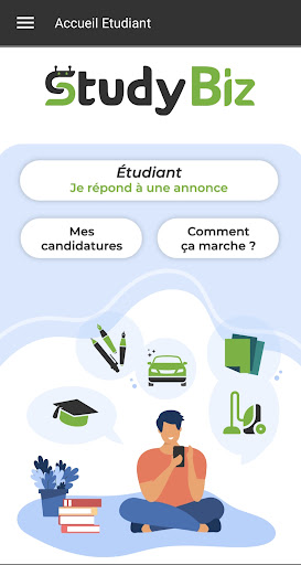 Android application StudyBiz screenshort