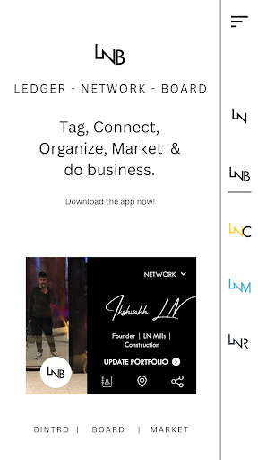 Android application Ledger - Network - Board screenshort