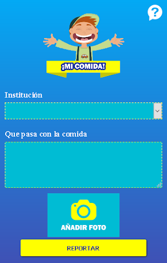Android application Mi Comida screenshort