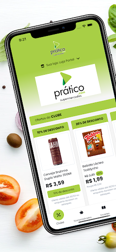 Android application Clube Pratico screenshort