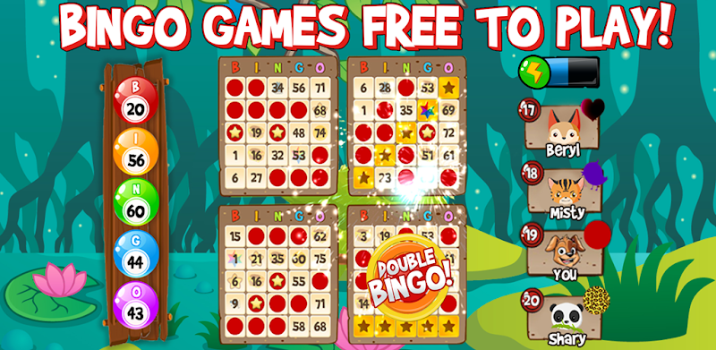 Abradoodle Bingo ビンゴ ゲーム アプリ - ビンゴ アプリ - ビンゴ マシーン