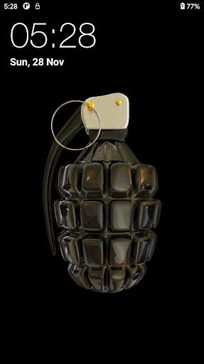 Hand Grenade Lock Screen