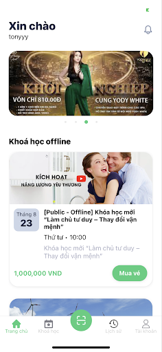 Android application Học viện Yody Phương Anh screenshort