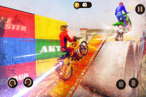 Mega Ramp Bike Impossible Stunts - Offline Racing 2.0 screenshots 7