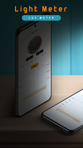 Android application lux Light Meter : illuminance screenshort