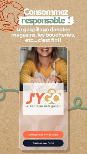 Android application J’y Go : Bon Plan Anti Gaspi screenshort