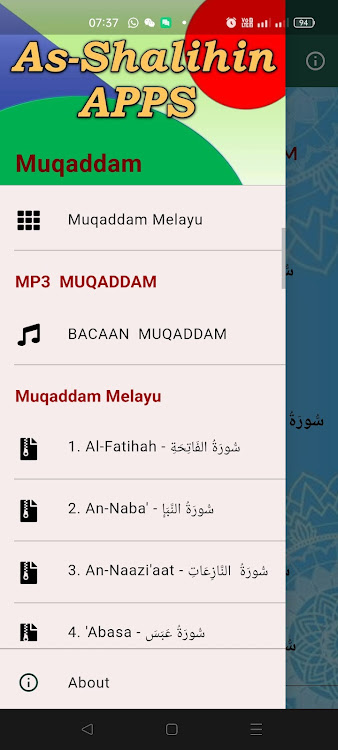 MUQADDAM - Terjemahan Melayu - 3.2.1 - (Android)