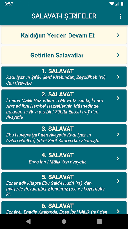Salavat-ı Şerifeler - 1.0.1 - (Android)