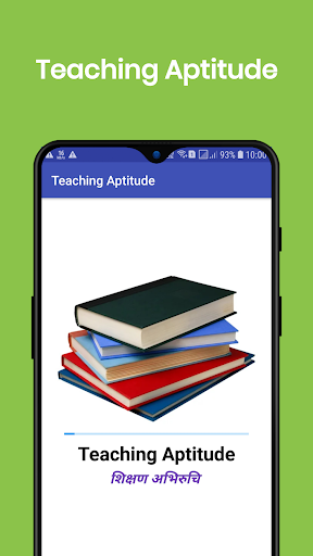 Android application Teaching Aptitude screenshort
