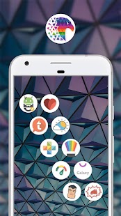 Pix Up - Round Icon Pack لقطة شاشة