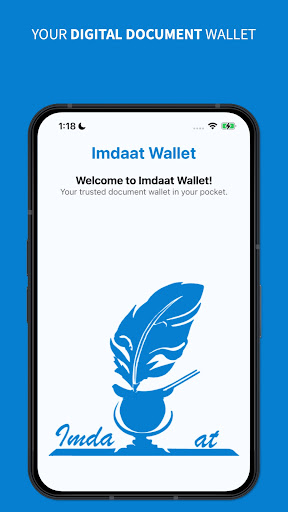 Android application Imdaat Wallet screenshort