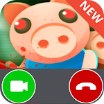 Cover Image of Скачать Video Call & Chat From Scary Piggy Simulator 1.1 APK