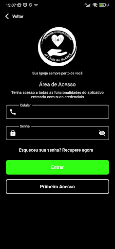 Android application Fé e Vida na Palavra screenshort