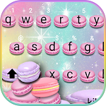 Cover Image of Скачать Sweet Macarons Keyboard Theme  APK