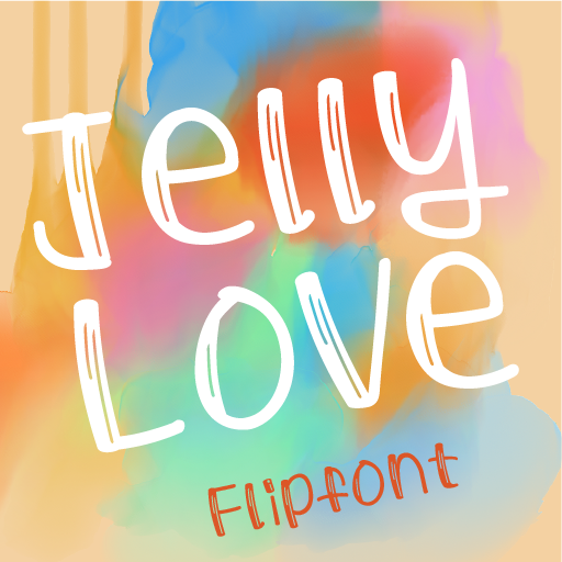 AhJellyLove™ Latin Flipfont logo