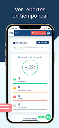 Panel SMS Masivos Screen 3