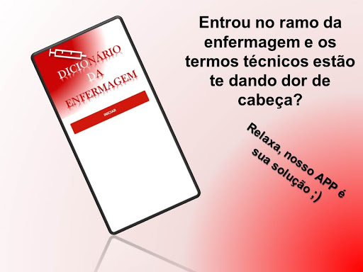 Android application Dicionário da enfermagem screenshort