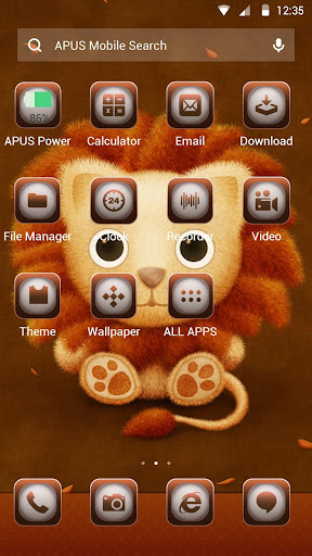 Smart Lion-APUS Launcher theme