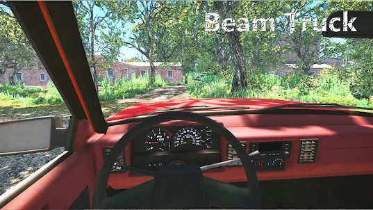 Beam Truck and Car Crash Sim