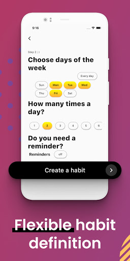 Habit Challenge: Achieve Goals Screenshot 4 - AppWisp.com