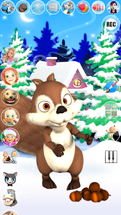 Talking Squirrel Frozen Forest 211228 APK screenshots 6