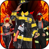 Firefighter Suit Photo Maker icon