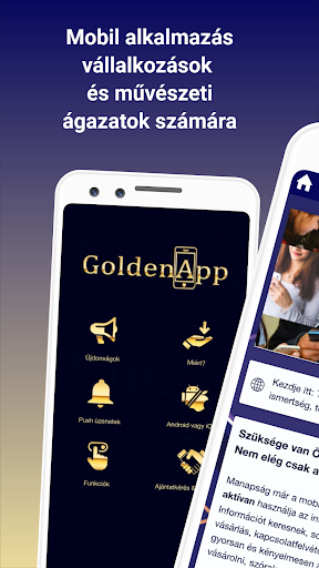 Android application Goldenapp - Mobil alkalmazások screenshort