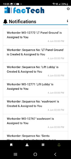 Facility Manager -Technician Screen 3