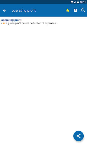 Android application Concise Oxford English Dict. screenshort