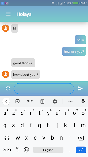 Holaya : talk to random strang Screen 3