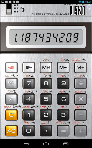 3D Conversion Calculator Screen 2