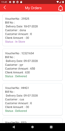 Hadirin Delivery Sevices Screen 2