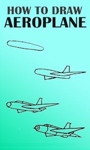 How to draw Aeroplane