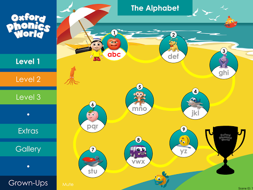 Screenshot of Oxford Phonics World: Personal