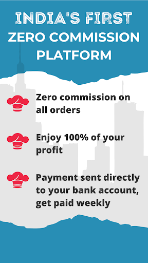 Android application Deliverse restaurant partner screenshort
