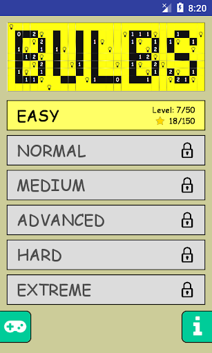 Android application Bulbs screenshort
