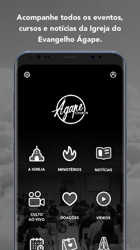 Android application Ágape Church screenshort