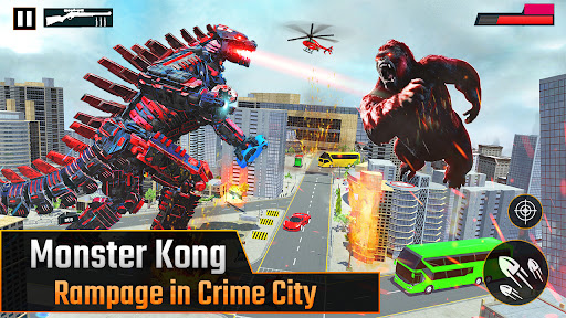 Angry Gorilla City Attack Game 3.9 screenshots 4
