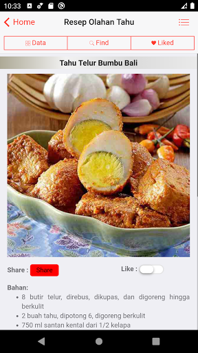 Resep Aneka Olahan Tahu Screen 3