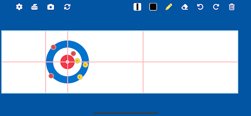 Android application Curling Tactic Board screenshort