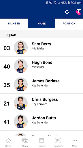 Adelaide Crows Official App Screen 3