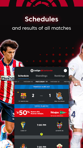 La Liga Official App - Live Soccer Scores & Stats 7.4.9 screenshots 15