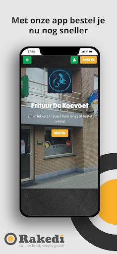 Android application Frituur De Koevoet screenshort