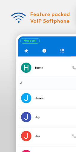 Android application App Megacall screenshort